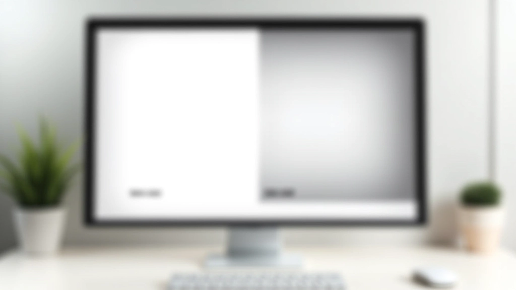 Comparação visual entre texto com contraste baixo e texto com contraste WCAG AA em um laptop